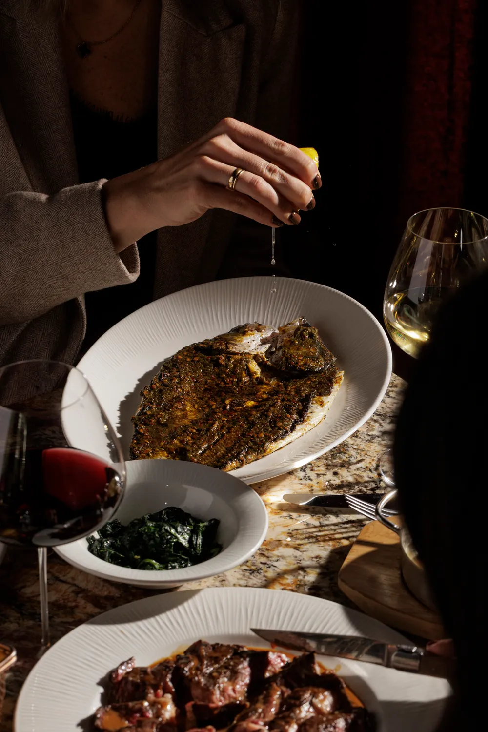 Whole Sea Bass at Smith's Bar & Grill, Paddington
